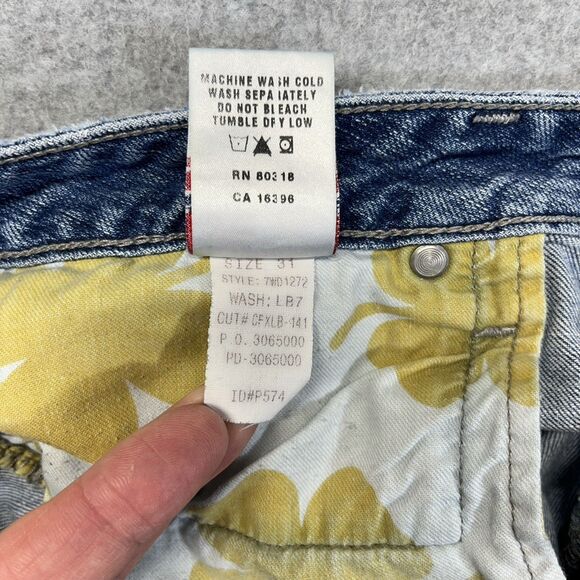 Lucky Brand Lola Straight Jeans Women’s 12/31 Medium Wash Denim Gene Montesano - Picture 8 of 16